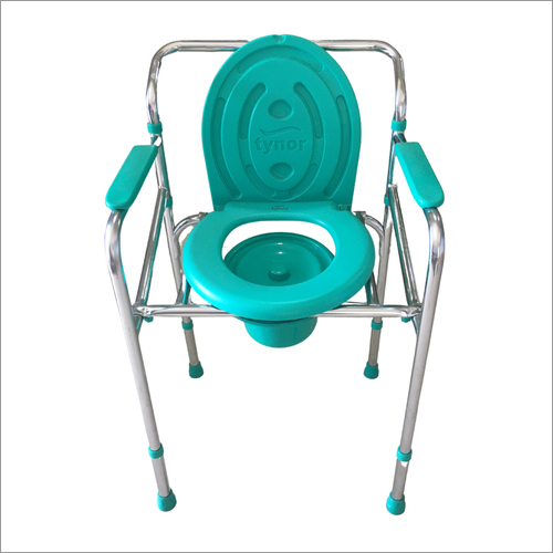 Plastic Folding Commode Chair