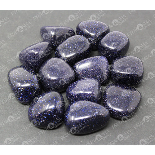 Blue Gold Stone Tumble