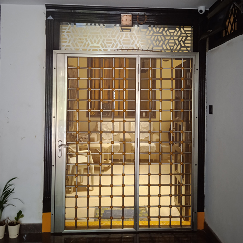 Aluminium Door Fixed Grill