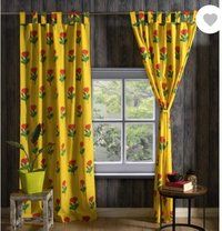 Cotton Handmade  printed curtain