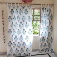 Cotton Handmade  printed curtain