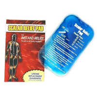 Scalar Relief Pad - Iron Powder Gel Pack, 4 Inch Rectangular Design, Blue, Health Usage