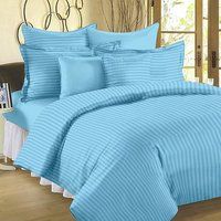 Divine Overseas Satin Stripes Cotton Bedsheet