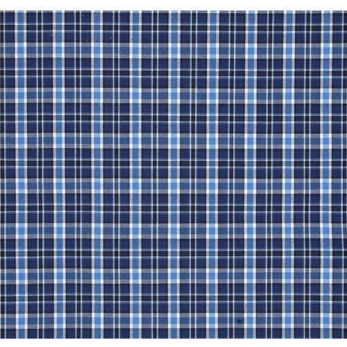 Plain And Check polyester Uniform Fabric, 100-150 Gsm