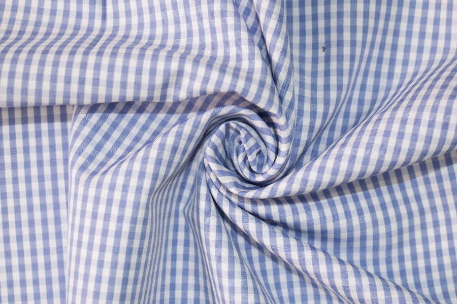 Plain And Check polyester Uniform Fabric, 100-150 Gsm