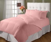 Divine Overseas Satin Stripes Cotton Bedsheet