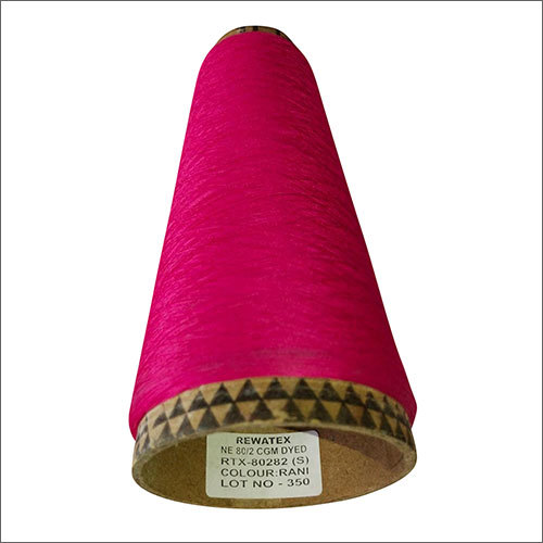 Ne 80/2 Cgm Dyed (Rani) Application: Weaving