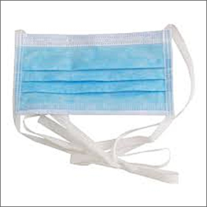 Tie On 3 Ply Face Mask
