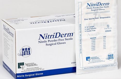 Nitridem Nitrile Surgical Powder Free Sterile Gloves