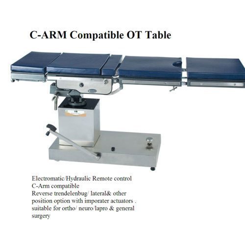 C Arm Compatible Hydraulic Operating Table