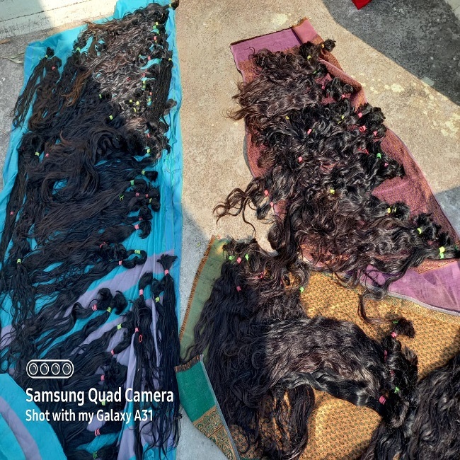 Pure Quality Unprocessed Remy Indian Raw Black Hair Extensions