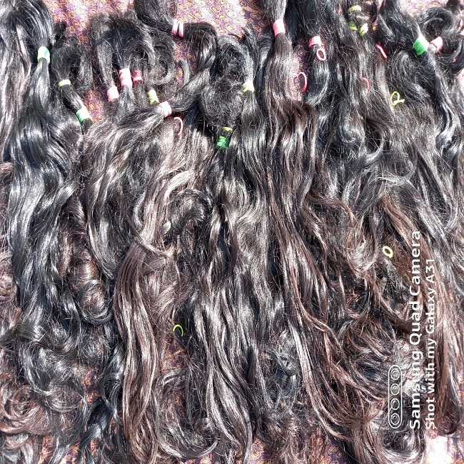 Pure Quality Unprocessed Remy Indian Raw Black Hair Extensions