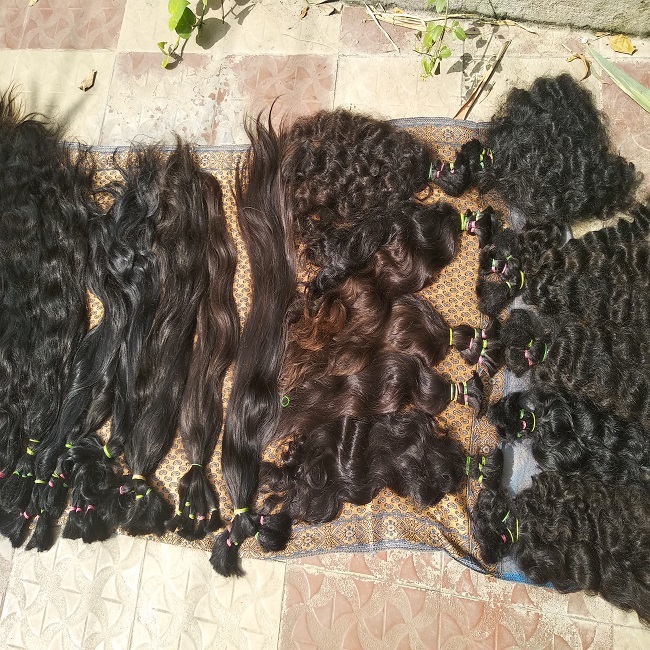 Pure Quality Unprocessed Remy Indian Raw Black Hair Extensions