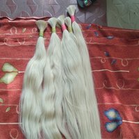 VIRGIN CUTICLE ALIGNED HAIR / 613 BULK BLONDE HAIR BUNDLES