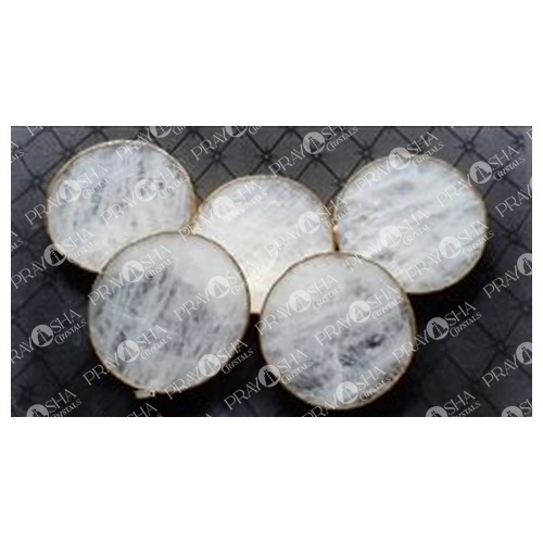 White Quartz Coasters