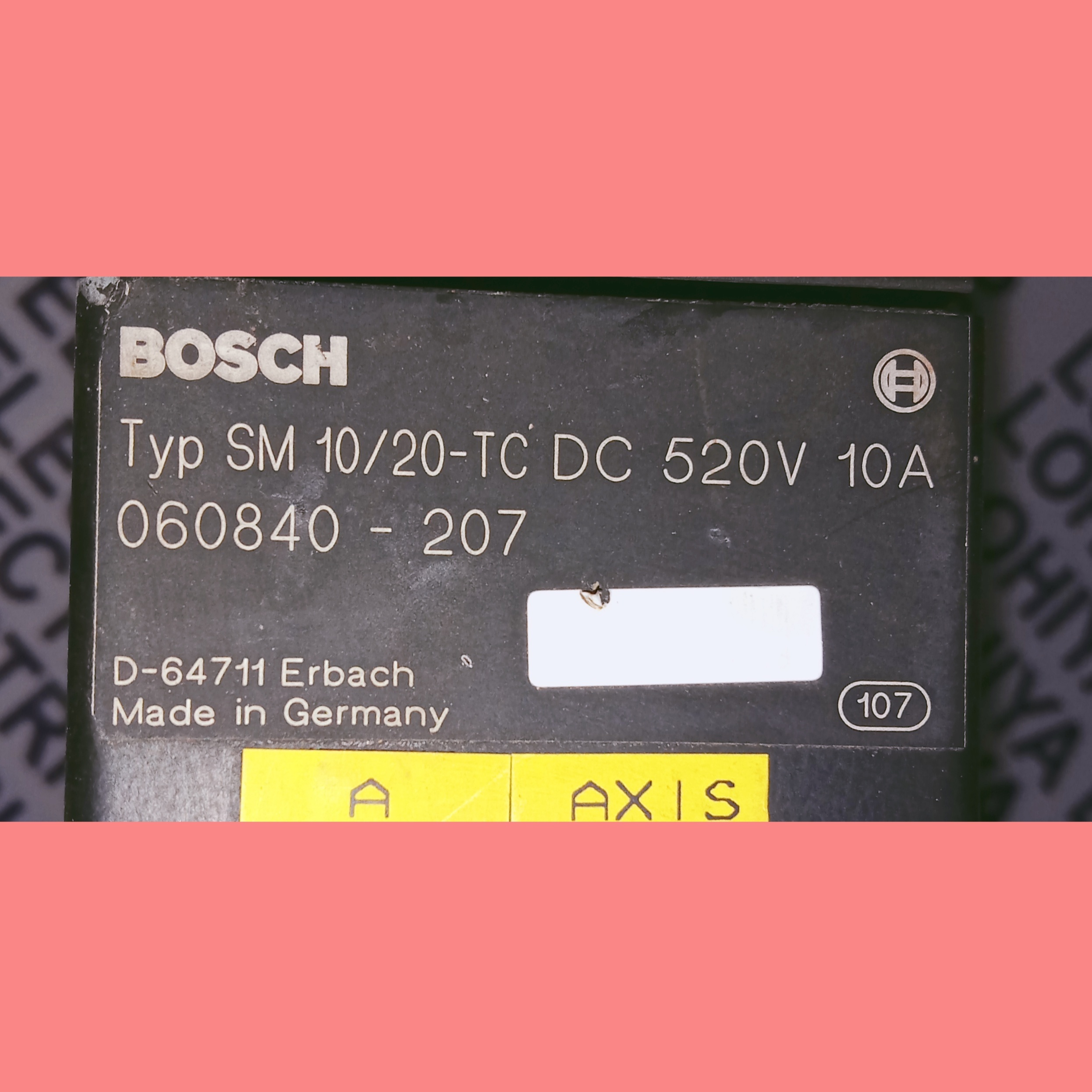 BOSCH SERVO DRIVE 10/20-TC