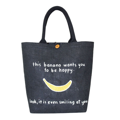 Available In All Color Pp Laminated Jute Tote Bag With Handle