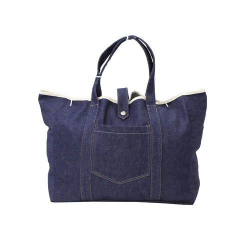 12 Oz Denim Tote Bag With Front Pocket Capacity: 5 Kgs Kg/Day