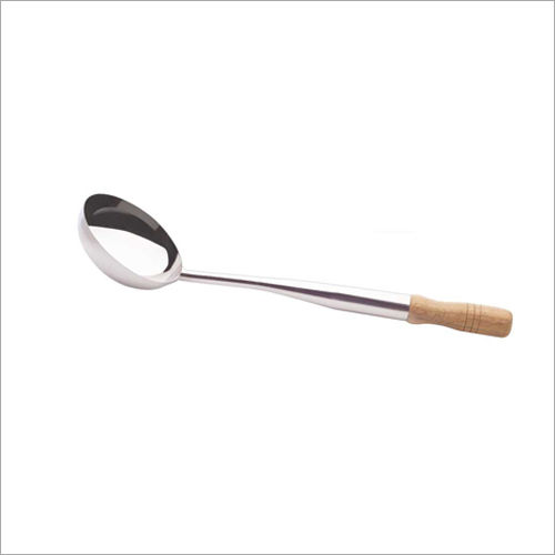 Steel Tapper Wood Handle Ladle