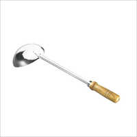 SS Wood Handle Patti Ladle