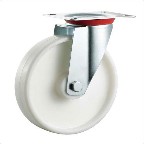 White Nylon Caster Wheel