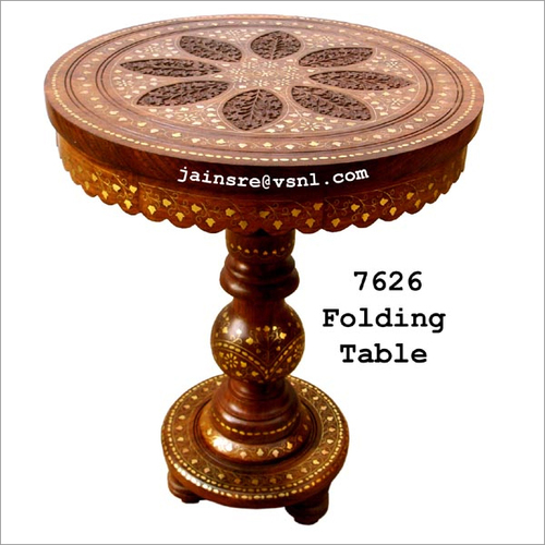 7626 Folding Table By INDIA EXPO HANDICRAFTS