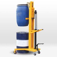 Hydraulic Drum Stacker - Color: Yellow