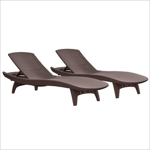 Brown Poolside Lounger