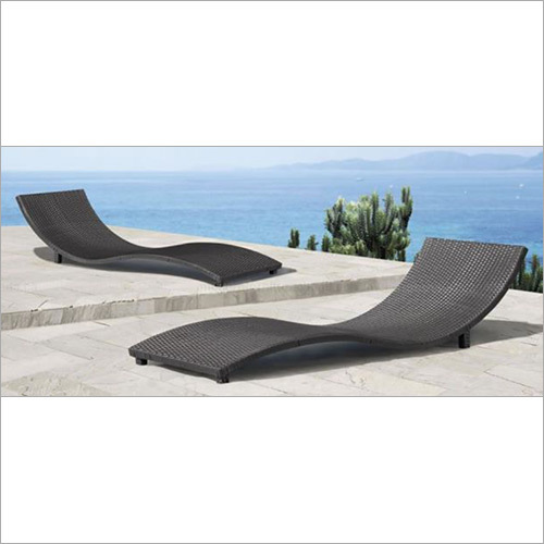 Poolside Lounger Without Armrest