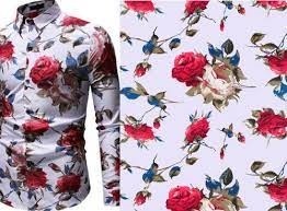 Designer polyester Printed Shirting Fabric