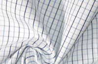 Polyester Printed Shirting Fabric, Check/stripes