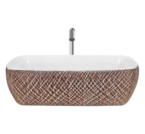 Beige 8057 Table Top Basin Ceramic Sanitary Ware