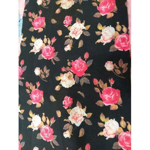 Fancy Floral Printed polyester Shirting Fabric