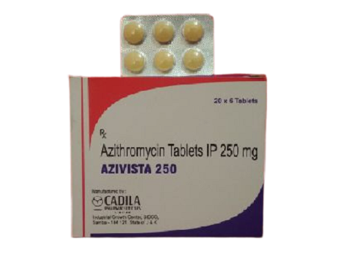 Azivista 250 Tablets Recommended For: Antibiotics