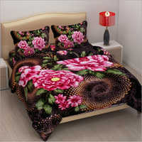 Floral Print Mink Blanket