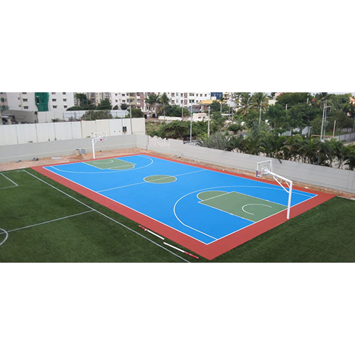 Synthetic Indoor  And Outdoor Sports Flooring