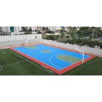 Synthetic Indoor  And Outdoor Sports Flooring