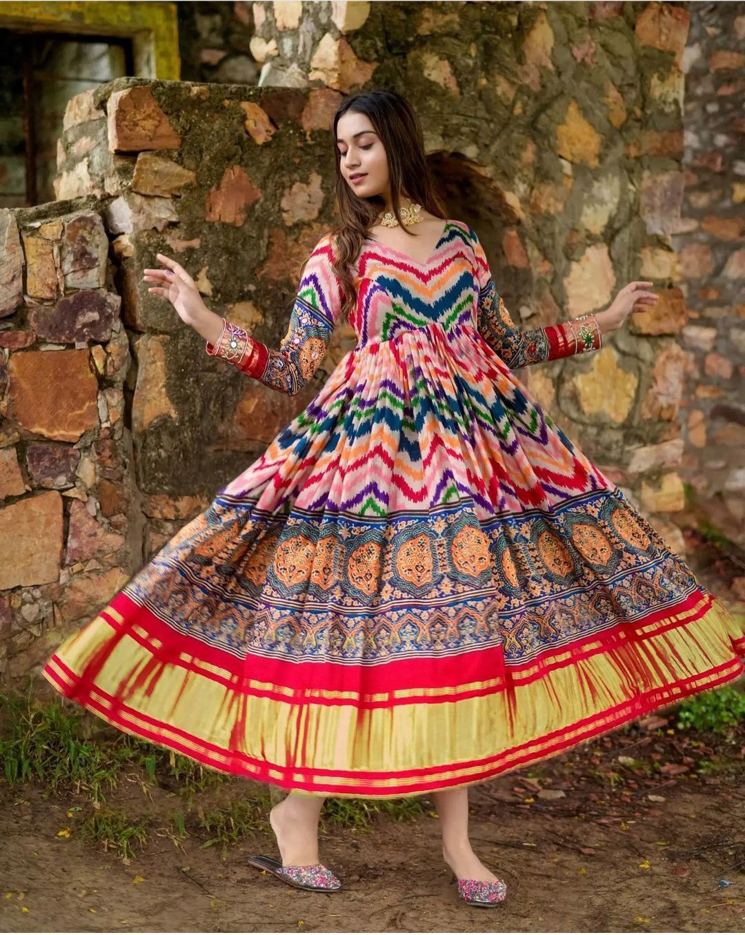 Designer Printed Gown Collection