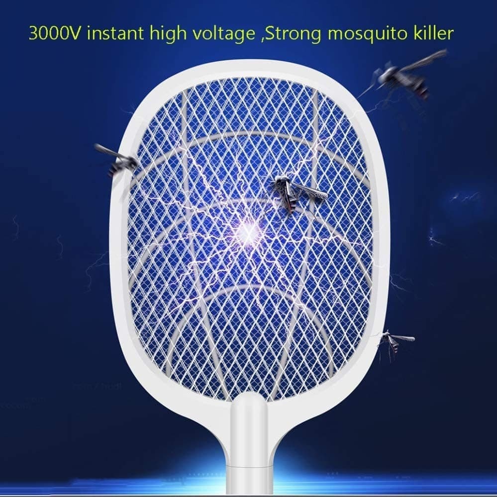 Rechargeable Mosquito Killer Racket With Adapter