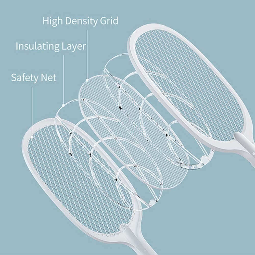Rechargeable Mosquito Killer Racket With Adapter