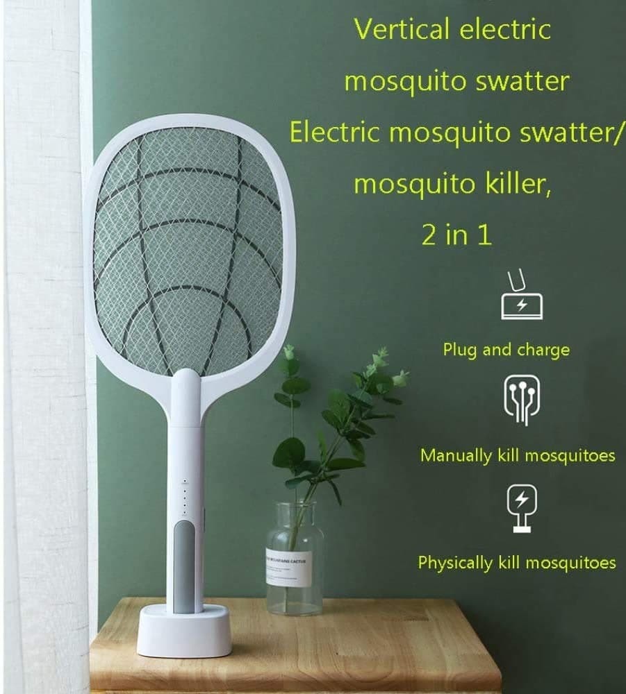Rechargeable Mosquito Killer Racket With Adapter
