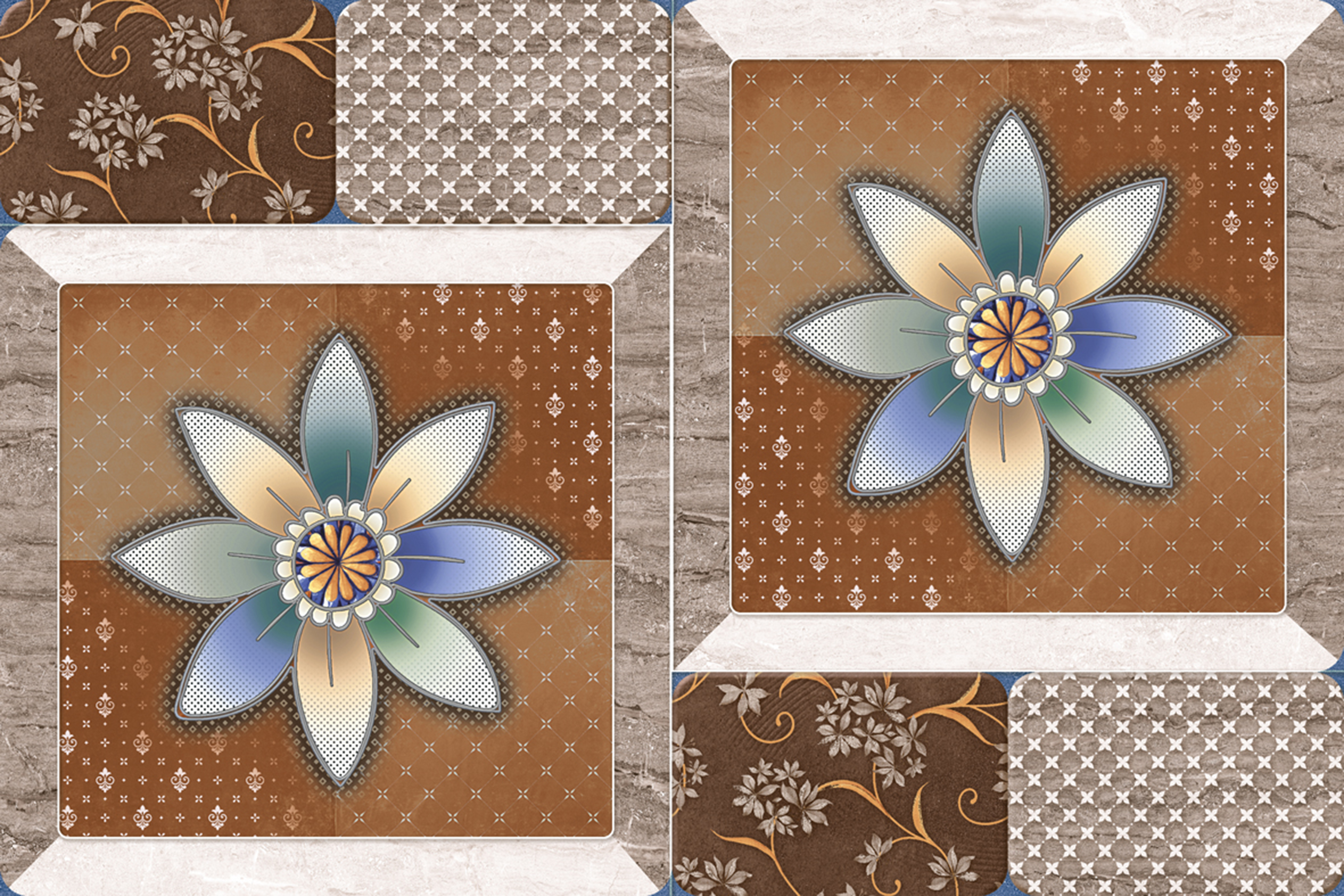15176 GLOSSY CERAMIC WALL TILES 300X450mm