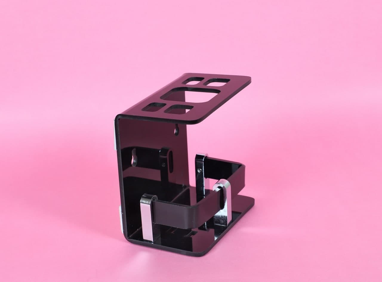 Black Acrylic Toothpast Holder