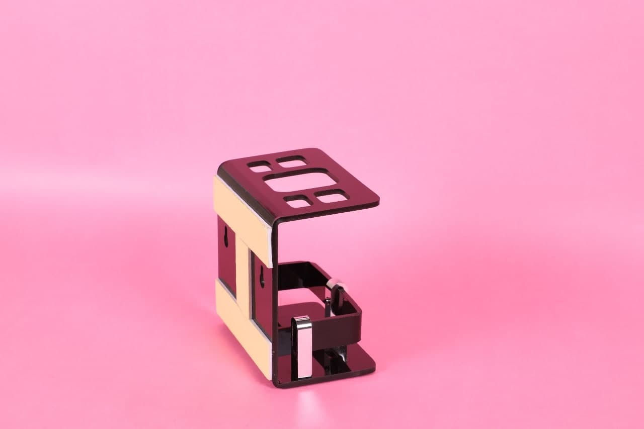 Black Acrylic Toothpast Holder