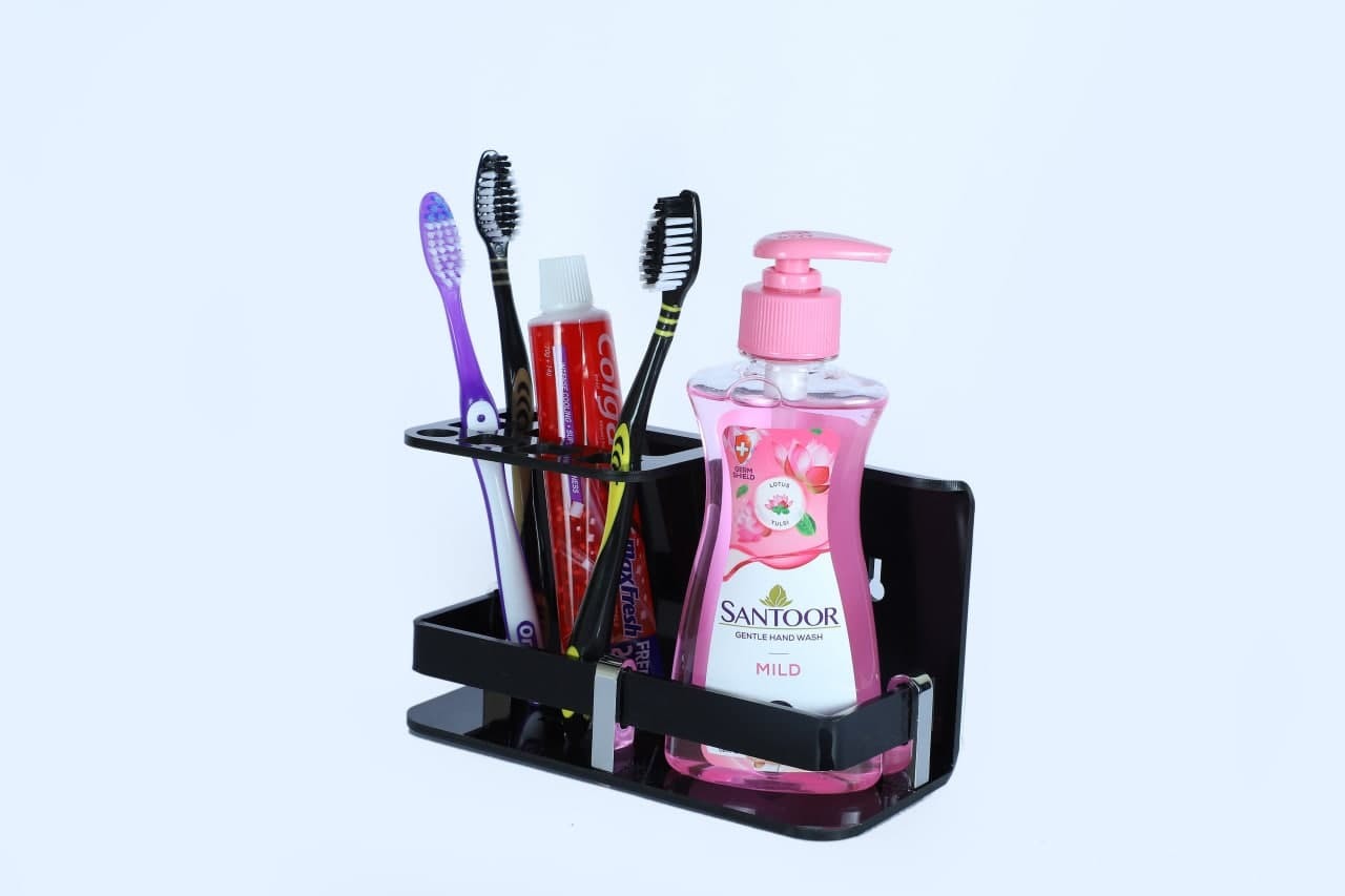 Black Acrylic Handwash Stand