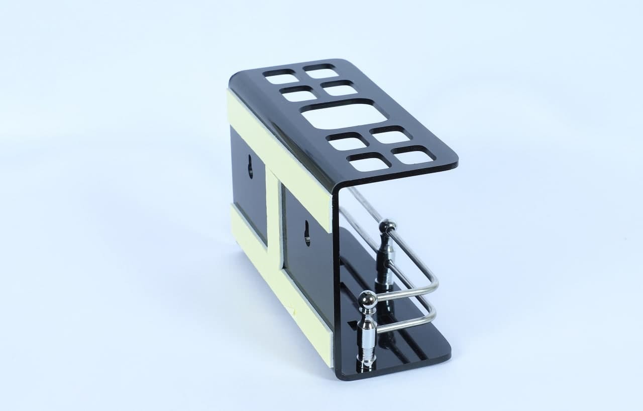 Big Black Acrylic Toothpast Holder