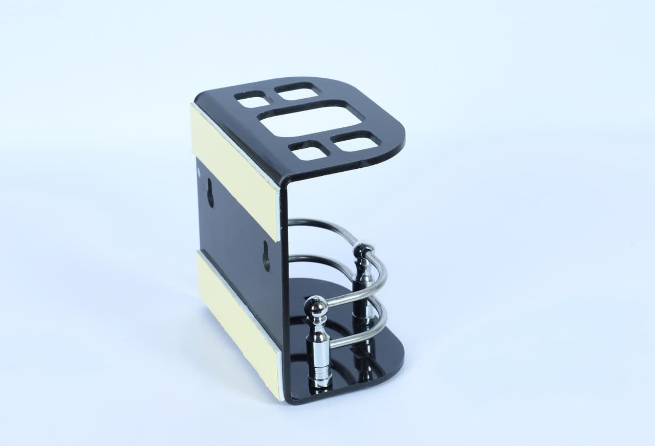 Big Black Acrylic Toothpast Holder