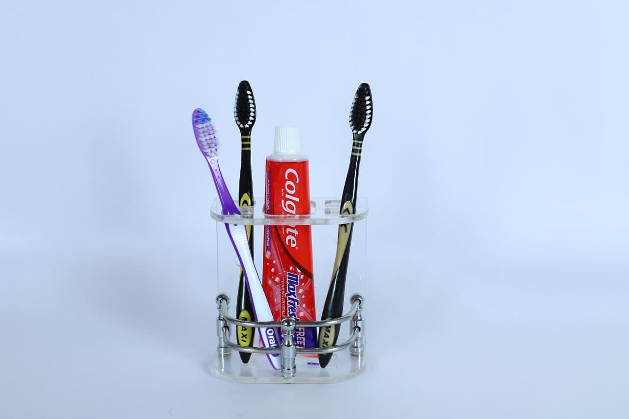 Transparent Acrylic Toothpast Holder