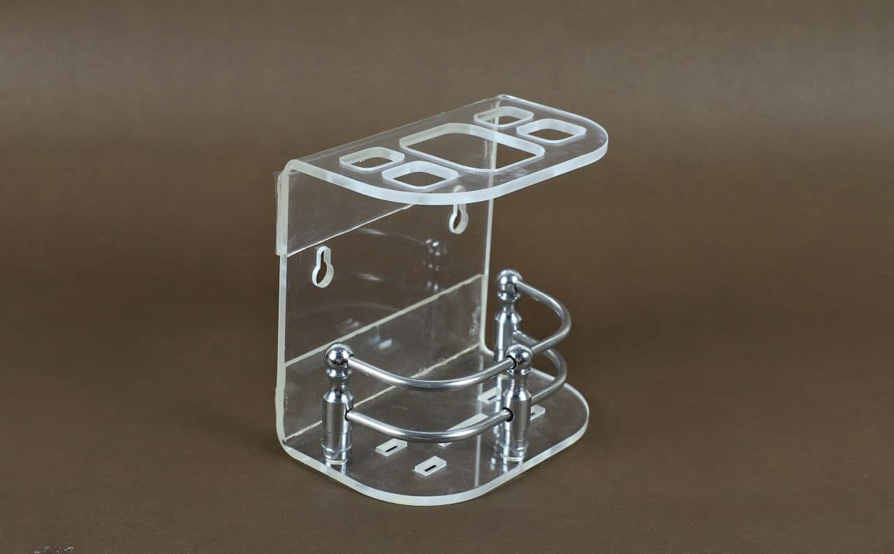 Transparent Acrylic Toothpast Holder