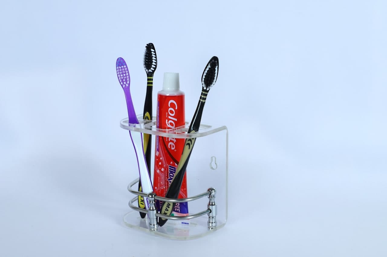 Transparent Acrylic Toothpast Holder